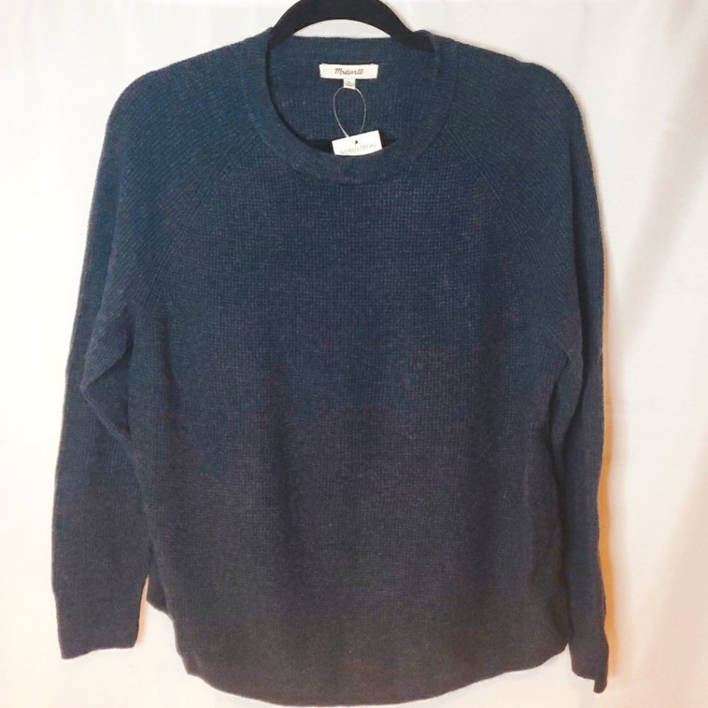 Madewell Navy Blue Riverside Sweater in Heather Size Small New with Tag